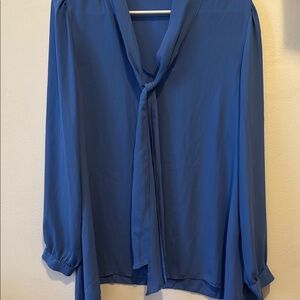 Elegant Blue Women's Top